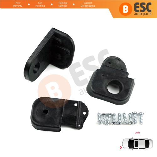 Headlight Holder Mount Repair Bracket Tab Set Left Side for Fiat Doblo Box MPV 119 223 2005-2010