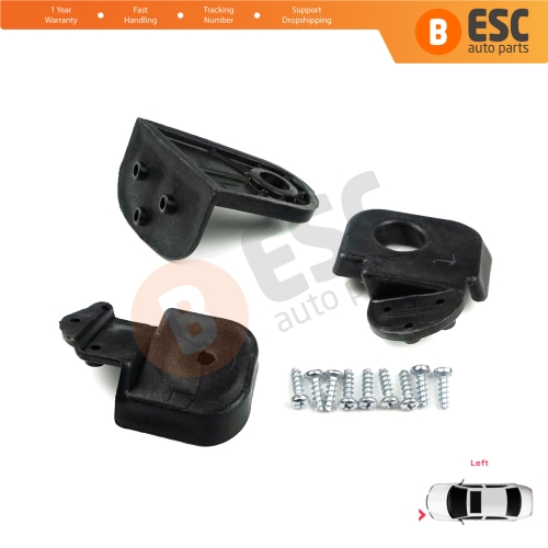 Headlight Holder Mount Repair Bracket Tab Set Left Side for Fiat Doblo Box MPV 119 223 2005-2010