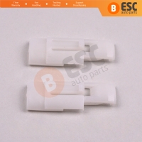 2 Pieces Ignition Lock Cylinder Barrel Lock Plastic For VW Golf MK4 Bora Polo 1997–2010