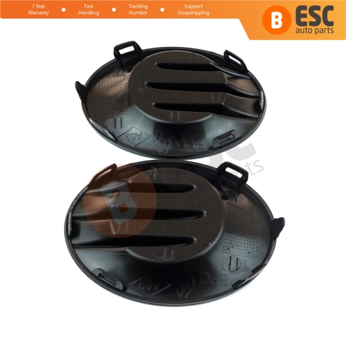 Front Bumper Fog Lamp Cover Plug Set 263362039R 263310354R for Renault Megane 3 Fluence