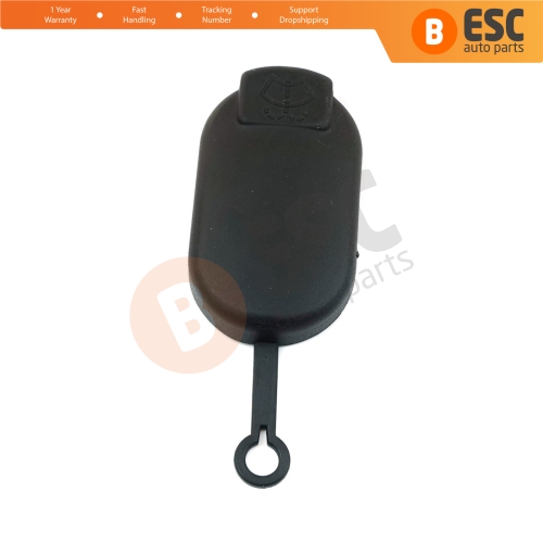 Windshield Washer Fluid Bottle Tank Black Rubber Cap 7700411279 7700812930 for Renault Dacia