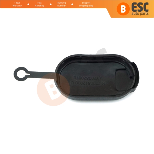 Windshield Washer Fluid Bottle Tank Black Rubber Cap 7700411279 7700812930 for Renault Dacia