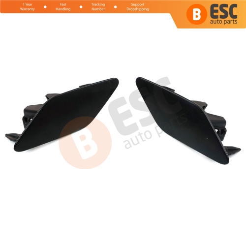 Headlight Washer Cover Cap Set 3G0807937 38 for VW Passat B8 3G 2015-2019