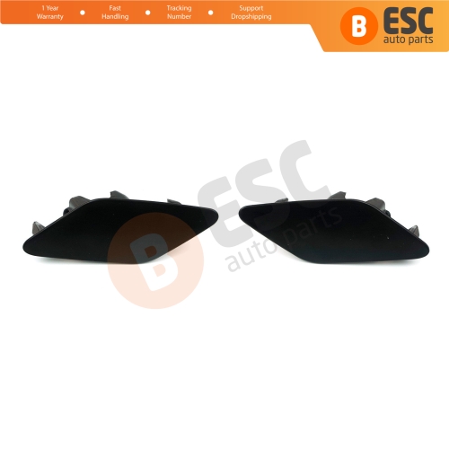 Headlight Washer Cover Cap Set 3G0807937 38 for VW Passat B8 3G 2015-2019