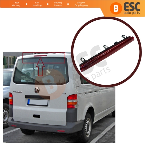 Rear Tail Stop Signal Third Brake Light 7E0945097A For VW T5 Transporter Multivan Caravelle