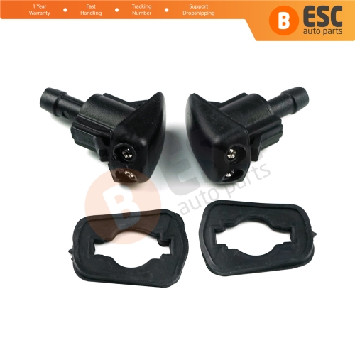 2 Pieces Windscreen Washer Jet Nozzle 853810291 For Toyota Corolla Camry Tacoma Echo