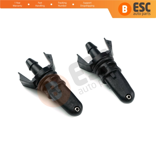 2 Pieces Rear Tailgate Windscreen Washer Jet Nozzle 8200107563 For Renault Megane 2 Clio 3 Scenic Twingo Captur Sandero Lodgy Dokker