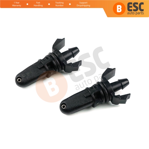 2 Pieces Rear Tailgate Windscreen Washer Jet Nozzle 8200107563 For Renault Megane 2 Clio 3 Scenic Twingo Captur Sandero Lodgy Dokker