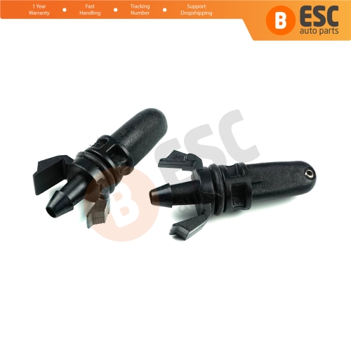 2 Pieces Rear Tailgate Windscreen Washer Jet Nozzle 8200107563 For Renault Megane 2 Clio 3 Scenic Twingo Captur Sandero Lodgy Dokker