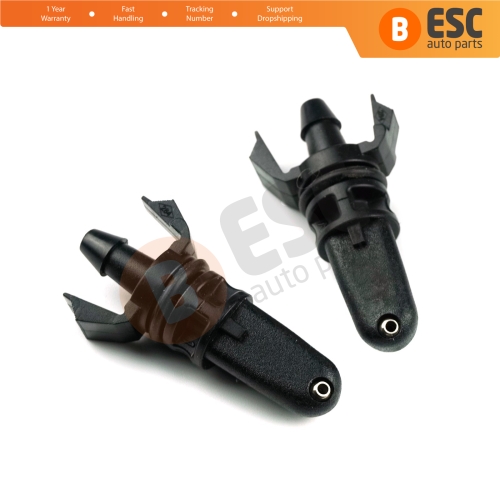 2 Pieces Rear Tailgate Windscreen Washer Jet Nozzle 8200107563 For Renault Megane 2 Clio 3 Scenic Twingo Captur Sandero Lodgy Dokker