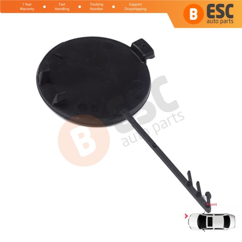 Front Bumper Tow Hook Eye Cover Cap 8K0807241 for Audi A4 B8 4L 2008-2012