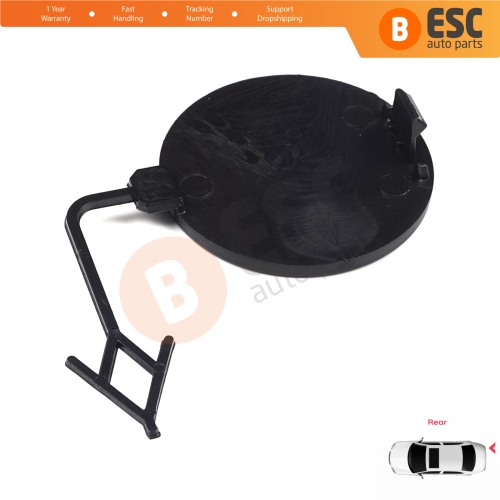 Rear Bumper Tow Hook Eye Cover Cap 4G5807441 for Audi A6 Avant S6 Quattro 2012-2014 A6L 2012 2015