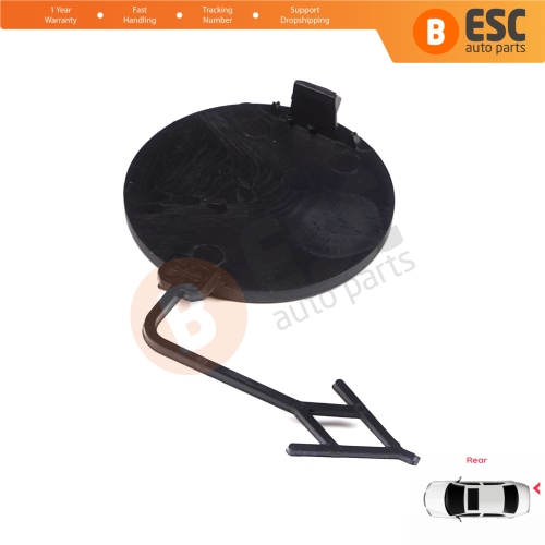 Rear Bumper Tow Hook Eye Cover Cap 4G5807441 for Audi A6 Avant S6 Quattro 2012-2014 A6L 2012 2015