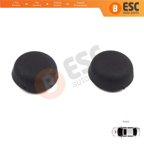 2 Pieces Front Windscreen Wiper Arm Nut Cap Bolt Cover 5N0955205 for VW Audi Skoda Seat