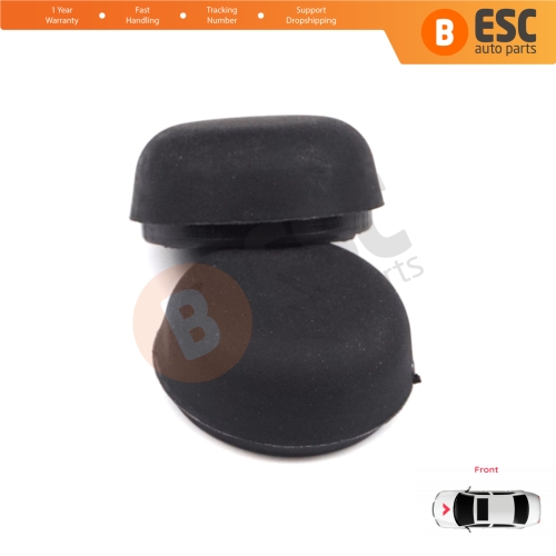 2 Pieces Front Windscreen Wiper Arm Nut Cap Bolt Cover 5N0955205 for VW Audi Skoda Seat