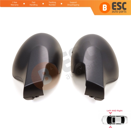 Side Wing Mirror Scull Cap Cover Left Right 8200634550 8200634548 for Renault Symbol 2 Thalia Twingo 2