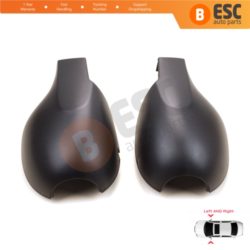 Side Wing Mirror Scull Cap Cover Left Right 8200634550 8200634548 for Renault Symbol 2 Thalia Twingo 2