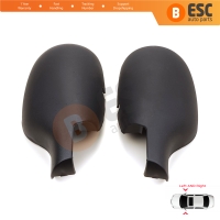 Side Wing Mirror Scull Cap Cover Left Right 7701471854 7701471855 for Renault Clio 2 Symbol Megane Scenic 1 Thalia 1