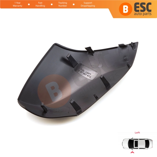 Side Wing Mirror Scull Cap Cover Left 963730063L for Renault Fluence Megane MK3 5-Door