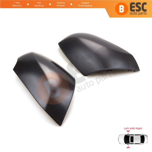 Side Wing Mirror Scull Cap Cover Left Right 963730063L 963740063R for Renault Fluence Megane MK3 5-Door