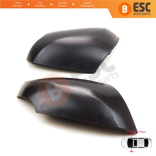 Side Wing Mirror Scull Cap Cover Left Right 963730063L 963740063R for Renault Fluence Megane MK3 5-Door