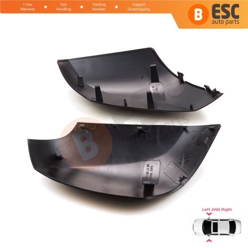 Side Wing Mirror Scull Cap Cover Left Right 963730063L 963740063R for Renault Fluence Megane MK3 5-Door