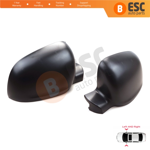 Side Wing Mirror Scull Cap Cover Left Right 963735075R 963029296R for Renault Kangoo Citan W415 W420 Townstar NV250