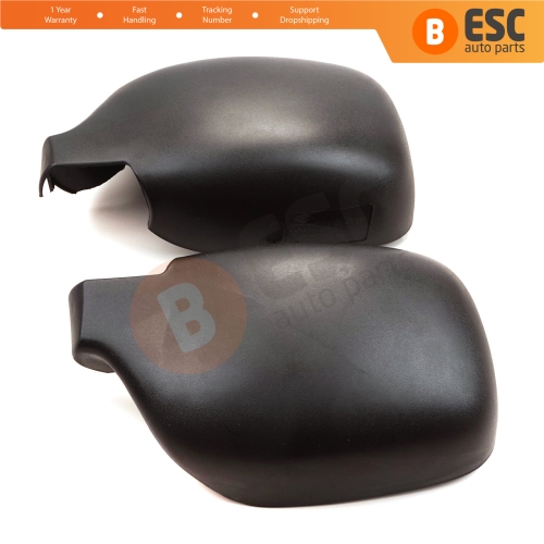 Side Wing Mirror Scull Cap Cover Left Right 8200245171 8200245172 for Renault Kangoo Nissan Kubistar 1997-2008 Peugeot 405