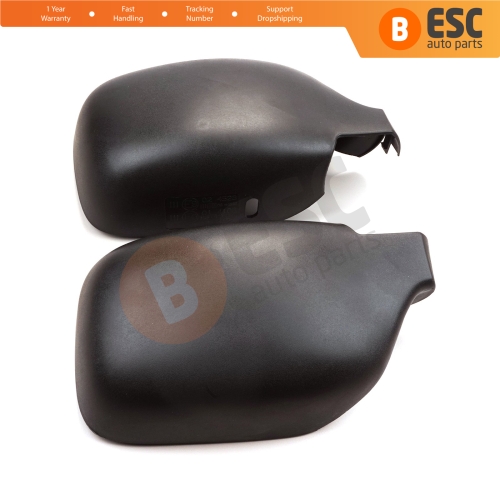 Side Wing Mirror Scull Cap Cover Left Right 8200245171 8200245172 for Renault Kangoo Nissan Kubistar 1997-2008 Peugeot 405