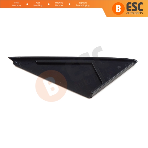 Right Side Wing Mirror Front Outer Corner Triangle Molding Cover 90545856 for Vauxhall Opel Vectra B 1995-2002