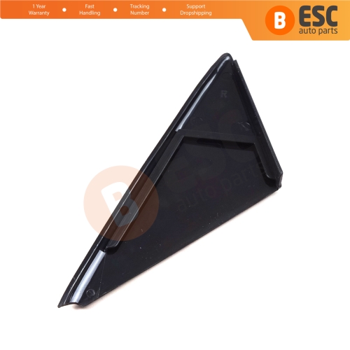 Right Side Wing Mirror Front Outer Corner Triangle Molding Cover 90545856 for Vauxhall Opel Vectra B 1995-2002