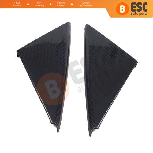 Front Door Outer Corner Triangle Molding Cover Set 90545855 90545856 for Vauxhall Opel Vectra B 1995-2002