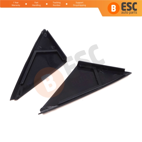 Front Door Outer Corner Triangle Molding Cover Set 90545855 90545856 for Vauxhall Opel Vectra B 1995-2002