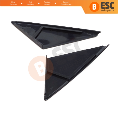 Front Door Outer Corner Triangle Molding Cover Set 90545855 90545856 for Vauxhall Opel Vectra B 1995-2002