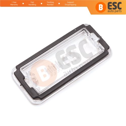 Rear Number Plate Lamp Light Lens Cover 51800482 for Fiat Abarth 500 500C Linea 