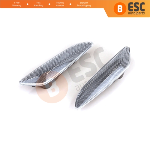 Side Flasher Indicator Repeater Lamp Signal Set White for Fiat Egea Tipo 356 Alfa 147 156 Lancia Delta Ypsilon 3 60686516 60686517