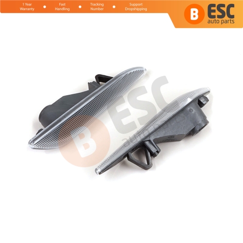 Side Flasher Indicator Repeater Lamp Signal Set White for Fiat Egea Tipo 356 Alfa 147 156 Lancia Delta Ypsilon 3 60686516 60686517