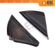 Side View Mirror Triangle Fender Corner Trim Cover Set for Renault Megane MK4 2016-On 638752672R 638744983R