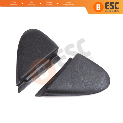 Side View Mirror Triangle Fender Corner Trim Cover Set for Renault Megane MK3 Fluence 638750012R 638740012R