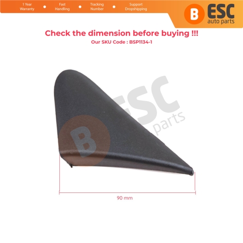 LEFT Side View Mirror Triangle Fender Corner Trim Cover for Renault Dacia Dokker Lodgy 638756739R