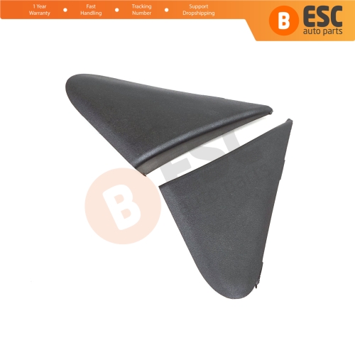 Side View Mirror Triangle Fender Corner Trim Cover Set for Renault Dacia Dokker Lodgy 638756739R 638743083R