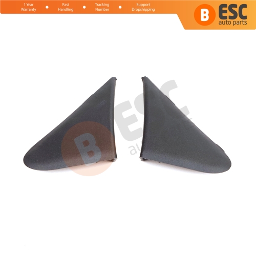 Side View Mirror Triangle Fender Corner Trim Cover Set for Renault Dacia Dokker Lodgy 638756739R 638743083R