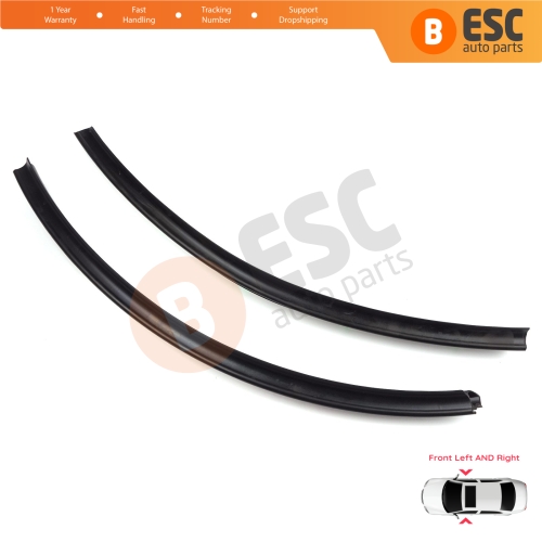 Front Door Inner Fender Arch Seal Set for VW Transporter T5 T6 T6.1 Caravelle Multivan 7H0837565 7H0837566