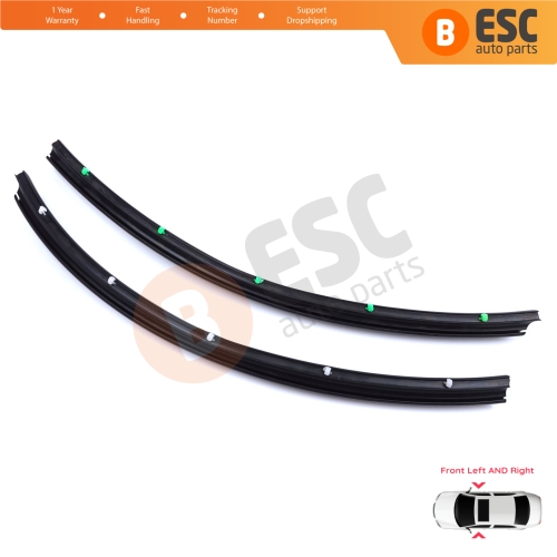 Front Door Inner Fender Arch Seal Set for VW Transporter T5 T6 T6.1 Caravelle Multivan 7H0837565 7H0837566