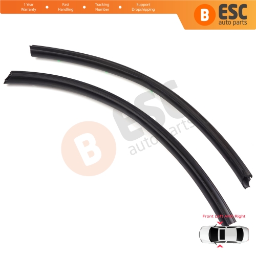 Front Door Inner Fender Arch Seal Set for VW Transporter T5 T6 T6.1 Caravelle Multivan 7H0837565 7H0837566