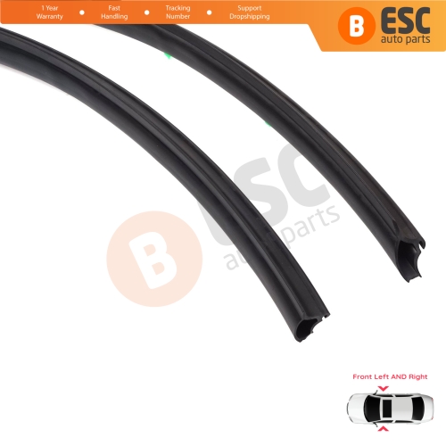 Front Door Inner Fender Arch Seal Set for VW Transporter T5 T6 T6.1 Caravelle Multivan 7H0837565 7H0837566