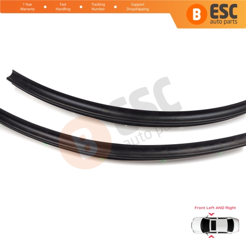 Front Door Inner Fender Arch Seal Set for VW Transporter T5 T6 T6.1 Caravelle Multivan 7H0837565 7H0837566