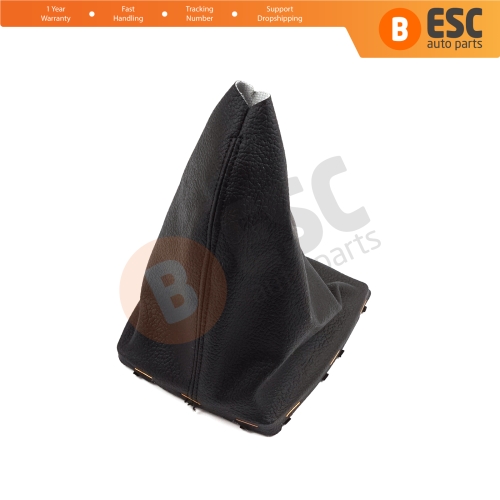 Black Manual Gear Shift Stick Boot Gaiter Cover for Ford Focus MK2 Titanium 2008-2011 1548262