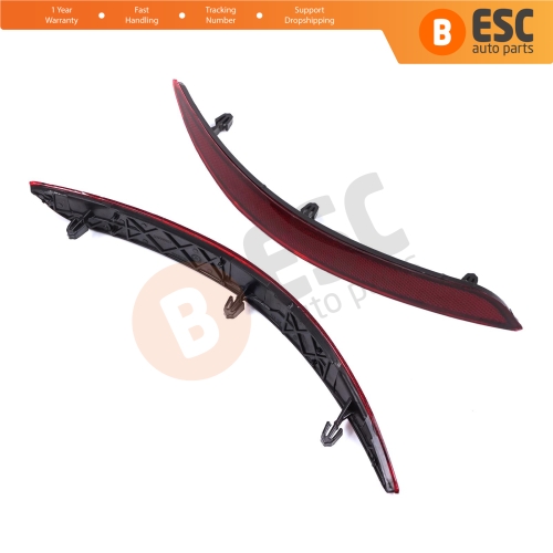 Rear Right Left Side Bumper Reflex Reflector for Fiat Tipo MK2 356 357 Egea 2015-On 4-Door Sedan 51998151 51998149