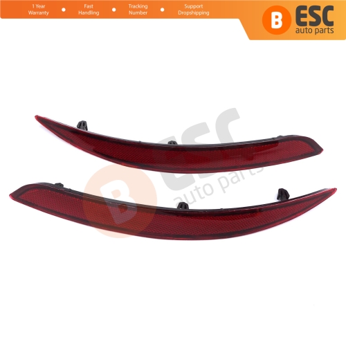 Rear Right Left Side Bumper Reflex Reflector for Fiat Tipo MK2 356 357 Egea 2015-On 4-Door Sedan 51998151 51998149